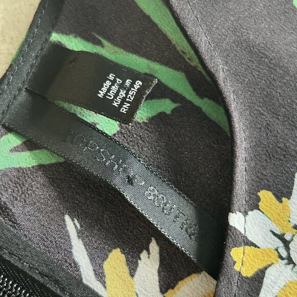 RARE Topshop Boutique Daisy Print Silk Tee ASO Hanna Marin - Picture 4 of 8